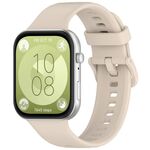 Per Huawei Watch Fit 3, scopri il cinturino sportivo in silicone con fibbia colorata (bianco avorio)