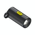 Torcia elettrica portatile da esterno con porta di tipo C, a bassissimo consumo energetico, 210-230 lumen, modello: tipo C femmina (grigio)