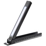 Lampada a penna pieghevole multifunzionale W09 con torcia a LED per esterni (nera)