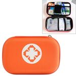25 in 1 EVA Portable Car Home Outdoor Emergency Supplies Kit Survival Rescue Box (arancione)