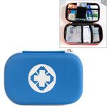 25 in 1 EVA Portable Car Home Outdoor Emergency Supplies Kit Survival Rescue Box (blu)