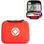 EVA Portable Car Home Outdoor Emergency Supplies Kit Survival Rescue Box (Rosso)