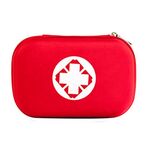 43 in 1 EVA Portable Car Home Outdoor Emergency Supplies Kit Survival Rescue Box (rosso)