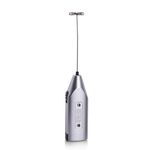 Frullatore elettrico per caffè al latte per uso domestico Mini frullatore semiautomatico per panna (argento)