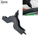 2 PCS Dripper PE Pipe Pipe Forma a forma di montagna Punch Garden Irrition Apertura dell'irrigazione (Nero)