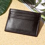 Porta carte di credito da uomo Fondina per patente di guida Porta carte di credito multi carta (marrone scuro)