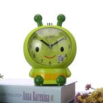 Sveglia per studenti parlante a forma di fiore a forma di fiore creativo per la casa di 3 pezzi (verde)