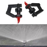 10 PCS Micro-Drip Irrigazione accessori più venduti 360 gradi di rotazione di spruzzatore filettato Interface