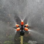 Spray per irrigazione a effetto serra da giardinaggio con ugello a spruzzo Cross Five da 2 pezzi