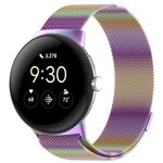 Cinturino magnetico in metallo milanese xDfind per Google Pixel Watch 3 da 45 mm (colorato)