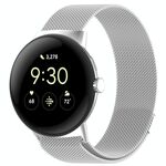 Cinturino magnetico in metallo milanese xDfind per Google Pixel Watch 3 da 45 mm (argento)