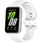 Cinturino per orologio in silicone con fibbia colorata xDfind per Samsung Galaxy Fit 4/3 (bianco)