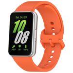 Cinturino per orologio in silicone con fibbia colorata xDfind per Samsung Galaxy Fit 4/3 (arancione)