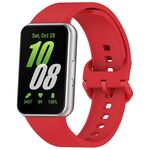 Cinturino per orologio in silicone con fibbia colorata xDfind per Samsung Galaxy Fit 4/3 (rosso)