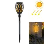 96 LED Solar Powered fiamma della stella della luce esterna impermeabile IP65 della lampada del giardino di paesaggio