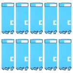 Per Samsung Galaxy Z Flip4 SM-F721B 10 pezzi di adesivo per alloggiamento frontale