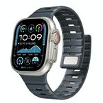 Cinturino magnetico in silicone Norman per Apple Watch 42 mm / 41 mm / 40 mm / 38 mm (colore mezzanotte)