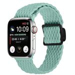 Cinturino elastico intrecciato con fibbia magnetica per Apple Watch da 46 mm / 49 mm / 45 mm / 44 mm (verde)