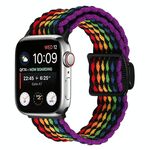 Cinturino elastico intrecciato con fibbia magnetica per Apple Watch da 42 mm / 41 mm / 40 mm / 38 mm (colore)