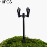 10 pezzi muschio micro paesaggio decorazione succulenta bottiglia ecologica bonsai vaso modello lampada ornamento (doppia luce quattro angoli testa)