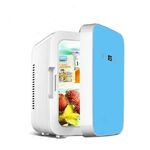Mini frigorifero a doppio uso per la casa dell'auto con display digitale Somate SMT-8L, colore: blu, specifica: spina CN
