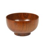 Bambini adulti Giuggiola Ciotola in legno massello Ciotola per noodle Zuppa Stoviglie per la casa, Dimensioni: diametro 9,5 cm