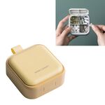 Scatola di imballaggio per medicinali Scatola di immagazzinaggio portatile portatile Scatola di medicinali piccola (gialla)