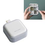 Scatola di imballaggio per medicinali Scatola di immagazzinaggio portatile portatile Scatola di medicinali piccola (bianca)