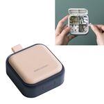 Scatola di imballaggio per medicinali Scatola di immagazzinaggio portatile portatile Scatola di medicinali piccola (rosa)