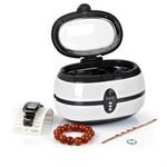 VGT-800 600ml Aspirapolvere a basso rumore Pulitore ad ultrasuoni con serbatoio SUS304 per orologio da vista gioielli per la casa, specifica: spina UK