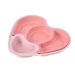 Stoviglie per bambini Piatto diviso per scuola materna (rosa)