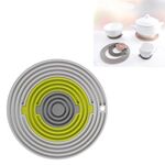 3 in 1 tondo isolante termico in silicone pad resistente alle alte temperature combinazione di stoviglie multifunzionali pad pad sottobicchiere (L6)
