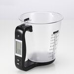 1000 g / 1 g Bilancia elettronica da cucina Misurino elettronico Misurino da forno Strumento di misurazione fai da te (Nero)