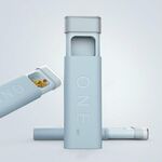 Portapillole portatile mini dispenser per conservare la scatola sigillata per pillole (blu cielo)