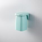 Portaspazzolino da parete con ventosa magnetica Portaspazzolino Set semplice per coppia in casa Cilindro dentale (verde)