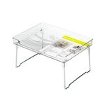 Scaffale da cucina pieghevole per armadio da cucina, colore: trasparente