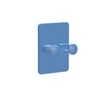 Confezione da 3 organizer per rasoio da parete senza foratura, manuale/gancio per rasoio di sicurezza (blu)