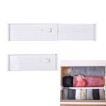 Cassetto a scomparsa Portaoggetti Pannello divisorio Armadio domestico Piastra divisoria in plastica (bianco)