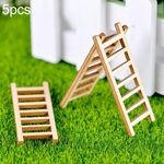 Simulazione Scala Decorazione Scala in legno Corridoio Micro Paesaggio Succulente Decorazioni fai da te in vaso