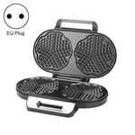Macchina per waffle per uso domestico Tostapane Riscaldamento a doppio piatto Mini macchina per la colazione Macchina per panini elettrica per dolci, spina europea