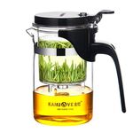 Kamjove elegante tazza bolla teiera per ufficio teiera teiera resistente al calore set di tè in vetro, modello: K-200 400ml