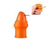 3 pezzi Picker Picking Vegetables Iron Nail Clippers Picking Beans Carruba Thumb Knife Scimitar, Dimensioni: Ladies Small