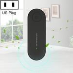 Mini purificatore d'aria anionico Fumo PM2.5 Rimuovi purificatore d'aria da cucina, tipo di spina: spina americana (nera)
