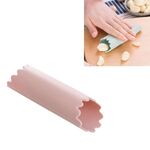 Strumento per sbucciare l'aglio domestico Strumento manuale per sbucciare l'aglio in silicone Dispositivo portatile per sbucciare l'aglio (rosa loto)