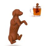 Perdita di tè in silicone per cuccioli di tè (marrone)