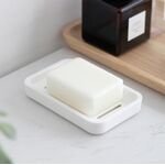 Portasapone con scarico a doppio strato per bagno