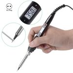 908S 80W LCD Termostato Saldatore Saldatore a temperatura costante, Tipo di spina: Spina UE (nera)