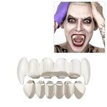 Real Gold Galvanotecnica Decorazione di Halloween Protesi per dentiera e tuta COS Puntelli (Argento)