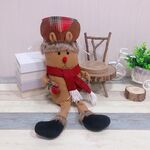 Sacchetto regalo di Natale con coulisse Decorazioni natalizie Sacchetto regalo di caramelle (alce)