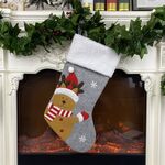 Decorazioni natalizie Sacchetti regalo Ornamenti Vestire le vacanze Calze natalizie (Alce)